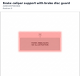 Diagram preview: Brake caliper support with brake disc guard (A4901397503304)