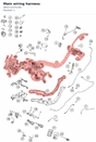 Diagram preview: Main wiring harness (A60711075100)