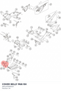 Diagram preview: COVER BELLY PAN RH (A60103090020)
