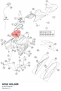 Diagram preview: HOSE HOLDER (61407058050)