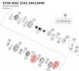 Diagram preview: STOP DISC 22X1.50X13X9H (0690001910003)