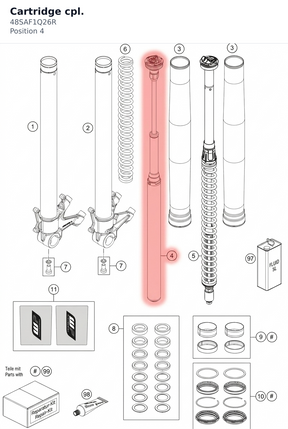 Diagram preview: Cartridge cpl. (48SAF1Q26R)