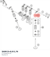 Diagram preview: SHIM D=8,9/1,76 (C77036035176)