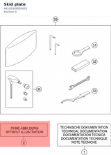 Diagram preview: Skid plate (A6100309000001)