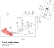 Diagram preview: front brake lever (A62613002000C1)
