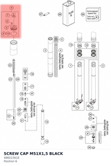 Diagram preview: SCREW CAP M51X1,5 BLACK (48601561E)
