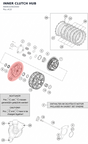 Diagram preview: INNER CLUTCH HUB (A60632002000)