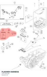 Diagram preview: FLASHER HARNESS (72511081000)