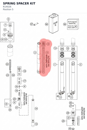 Diagram preview: SPRING SPACER KIT (R14026)