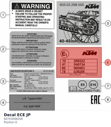 Diagram preview: Decal ECE JP (60703098200)