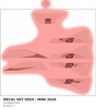 Diagram preview: DECAL SET 50SX / MINI 2016 (45308097044)