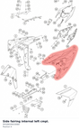Diagram preview: Side fairing internal left cmpl. (94508026033EBA)