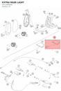 Diagram preview: EXTRA REAR LIGHT (76714040050)