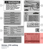Diagram preview: Sticker, STD setting (63603097000)