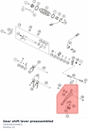 Diagram preview: Gear shift lever preassembled (C63534031044C1)