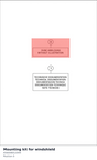 Diagram preview: Mounting kit for windshield (A56008012044)