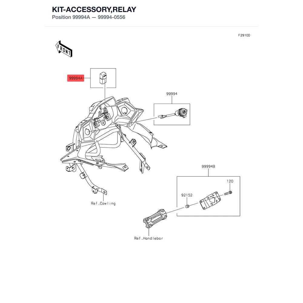 Kawasaki OEM – KIT-ACCESSORY,RELAY product image