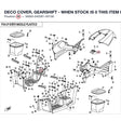 DECO COVER, GEARSHIFT - WHEN STOCK IS 0 THIS ITEM IS NO LONGER AVAILABLE product image