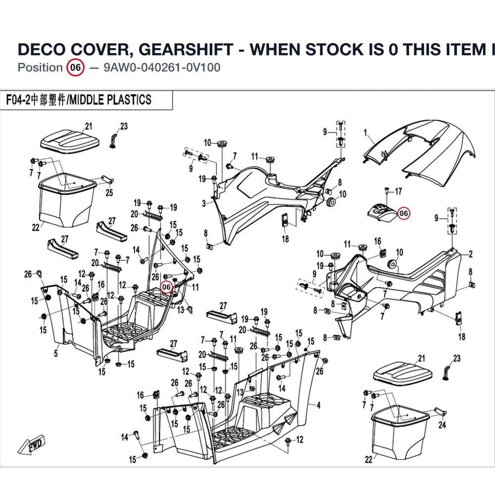 DECO COVER, GEARSHIFT - WHEN STOCK IS 0 THIS ITEM IS NO LONGER AVAILABLE product image
