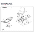 DECO PLATE, SEAT product image