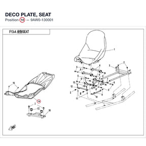 DECO PLATE, SEAT product image