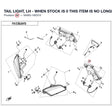 TAIL LIGHT, LH - WHEN STOCK IS 0 THIS ITEM IS NO LONGER AVAILABLE product image