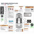 SEAT HOMOLOGATION PLATE product image