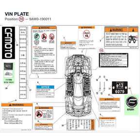 VIN PLATE product image