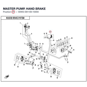 MASTER PUMP. HAND BRAKE product image