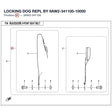 LOCKING DOG REPL BY 9AW2-341100-10000 product image