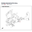 TOWING BRACKET,HITCH BALL product image