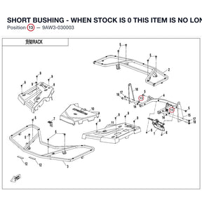 SHORT BUSHING - WHEN STOCK IS 0 THIS ITEM IS NO LONGER AVAILABLE product image