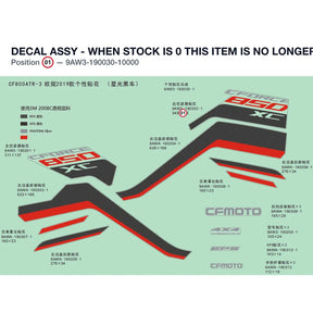 DECAL ASSY - WHEN STOCK IS 0 THIS ITEM IS NO LONGER AVAILABLE product image