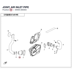 JOINT, AIR INLET PIPE product image