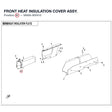 FRONT HEAT INSULATION COVER ASSY. product image