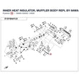 INNER HEAT INSULATOR, MUFFLER BODY REPL BY 9AWA-020001-20000 product image