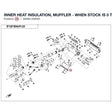 INNER HEAT INSULATION, MUFFLER - WHEN STOCK IS 0 THIS ITEM IS NO LONGER AVAILABLE product image