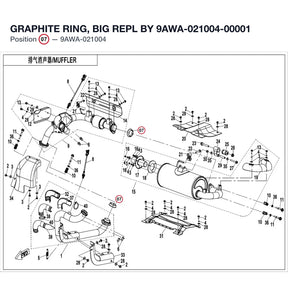 GRAPHITE RING, BIG REPL BY 9AWA-021004-00001 product image