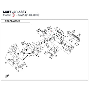 MUFFLER ASSY product image
