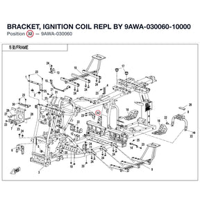 BRACKET, IGNITION COIL REPL BY 9AWA-030060-10000 product image