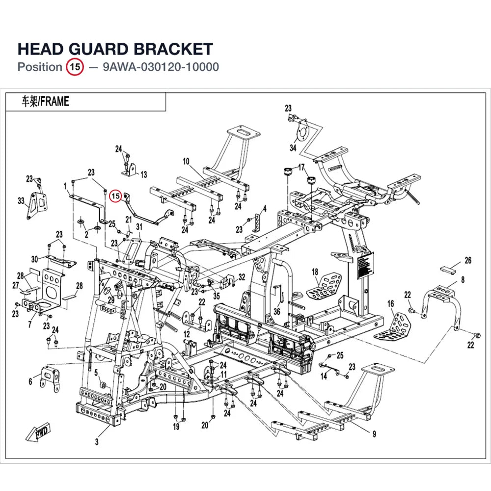 HEAD GUARD BRACKET product image