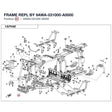 FRAME REPL BY 9AWA-031000-A0000 product image