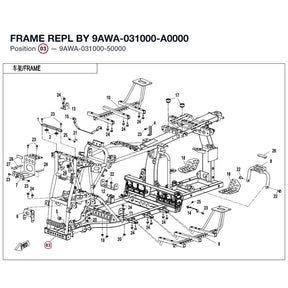 FRAME REPL BY 9AWA-031000-A0000 product image