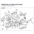 FRAME REPL BY 9AWA-031000-A0000 product image
