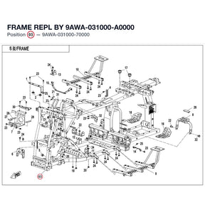 FRAME REPL BY 9AWA-031000-A0000 product image