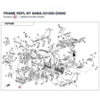 FRAME REPL BY 9AWA-031000-D0000 product image