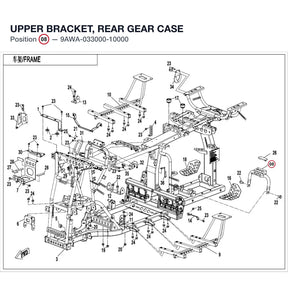 UPPER BRACKET, REAR GEAR CASE product image