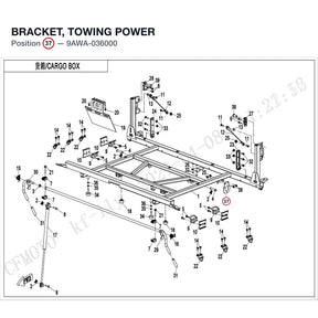 BRACKET, TOWING POWER product image