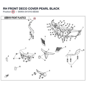 RH FRONT DECO COVER product image