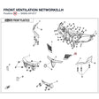 FRONT VENTILATION NETWORKS,LH product image